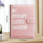 Couple Challenge Save Money Deposit And Savings Journal Book Loose-leaf Binder