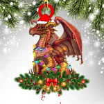 Dinosaur Dragon Egg Christmas Decorations Pendant Acrylic 0