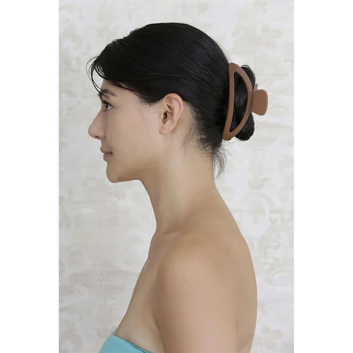 5 PCS Hair Clips for Women Hair Clips for Thick Hair Claw Clips Hair Accessories Medium Hair Clips Thick Hair Claw Clips for Long Hair Thick Hair Brown Claw Clip