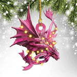 Dinosaur Dragon Egg Christmas Decorations Pendant Acrylic 0