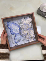 Handmade DIY Butterfly Rose Photo Frame Material Package