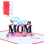 Mother's Day Pop-up Card With Colorful Butterflies