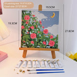 Cartoon Diy Digital Oil Painting Coloring Cute Cartoon Decoration Easel