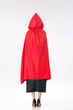 Adult Little Red Riding Hood Costume Women Halloween Cosplay Fantasia Party Long Dress+Cloak  holloween costumes