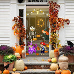 Creative Holloween Pumpkin Door Stickers For Playroom Kids Room Children Vinyl Decor Decal Removable Self Adhesive Wallpaper