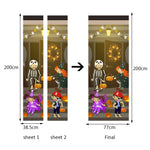 Creative Holloween Pumpkin Door Stickers For Playroom Kids Room Children Vinyl Decor Decal Removable Self Adhesive Wallpaper