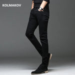 2022 autumn Slim Fit men Jeans Black Classic Fashion Denim Skinny Jeans Male spring men's casual High Quality Trousers