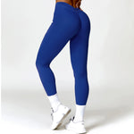 Fashion Quick-Drying Skinny Hip Raise Yoga Pants Brushed High Waist Fitness Pants Outwear Running Sports Leggings Pants