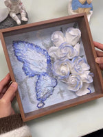 Handmade DIY Butterfly Rose Photo Frame Material Package