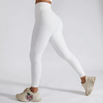 Running Sports Ribbed High Waist Stretch Cropped Fitness Pants