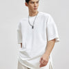 BD New Pure Cotton Men's Minimalist Heavy White Short Sleeve