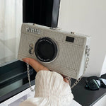 Stylish Camera 2023 New Korean Woven Small Square Bag