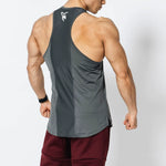 Sports Vest Men's Basketball Quick-Drying I-Shaped Training Top Outer Wear Base Elastic Slim fit Sleeveless Muscle Workout Clothes