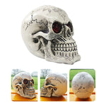 1Pcs Halloween Props Horror Skull Lamp Ornaments Luminous Skeleton Light Scary Decoration for Holloween Party  Day of the Dead