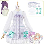 Anime Hasu No Sora Jogakuin School Idol Club Otomune Kozue Cosplay Costume LoveLive Princess Skirt Woman Holloween Carnival Suit