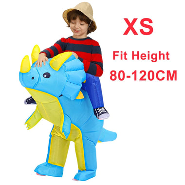 Adult Kids Holloween Cosplay Inflatable Costumes Animals Flamingo Dinosaur T-Rex Funny Party Role Play Wedding Clothing