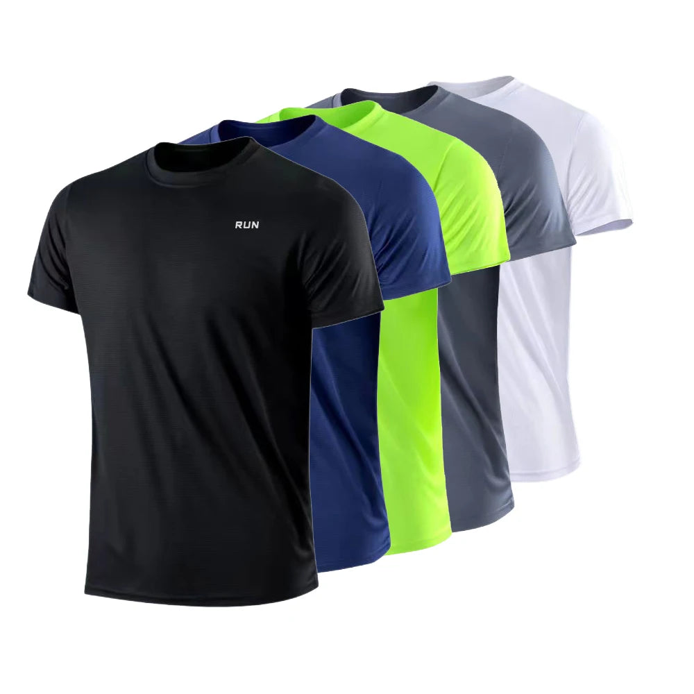 Men’s Quick-Dry Gym Running Short Sleeve T-Shirt