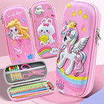 3D Kawaii Pencil Case EVA Large Capacity Waterproof Light Pencil Box for Student School Supply Stationery bag