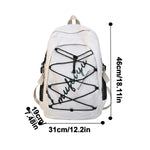 Large capacity backpack, college school backpack, personalized travel bag