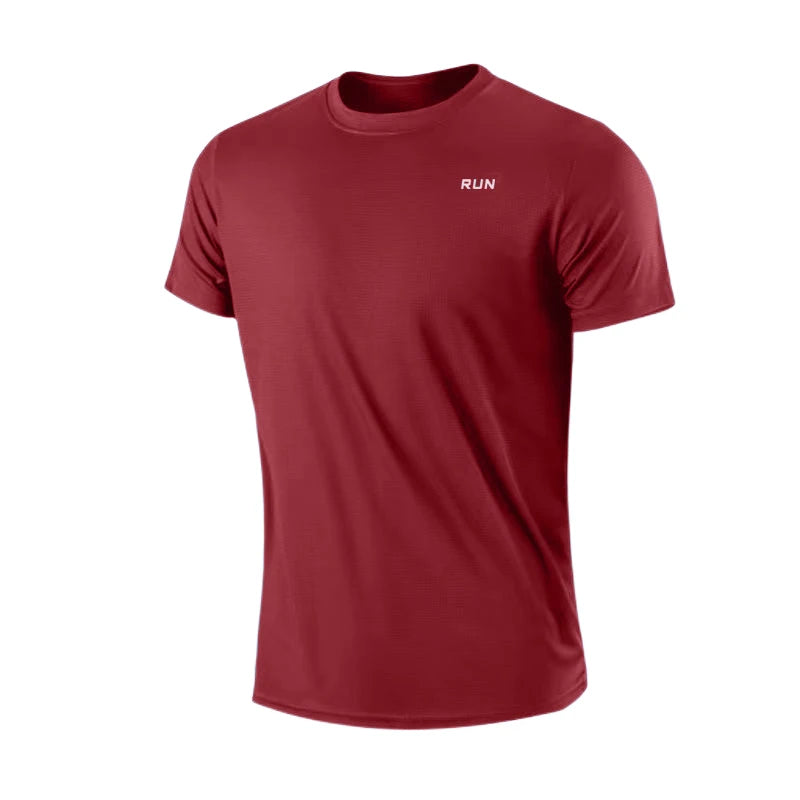 Men’s Quick-Dry Gym Running Short Sleeve T-Shirt