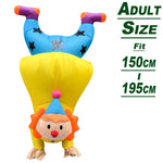 Adult Kids Holloween Cosplay Inflatable Costumes Animals Flamingo Dinosaur T-Rex Funny Party Role Play Wedding Clothing