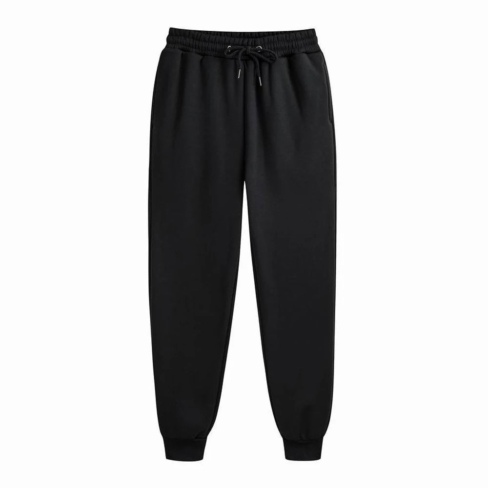 Men’s Casual Sports Jogger Sweatpants Gym Pants in black, designed for comfort and style during workouts or casual wear.