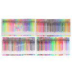 100/5Pcs Gel Pen Set 100 Colored Gel Pens for Coloring Books Drawing Doodle Crafts Scrapbooks Journaling Planner School Supplies