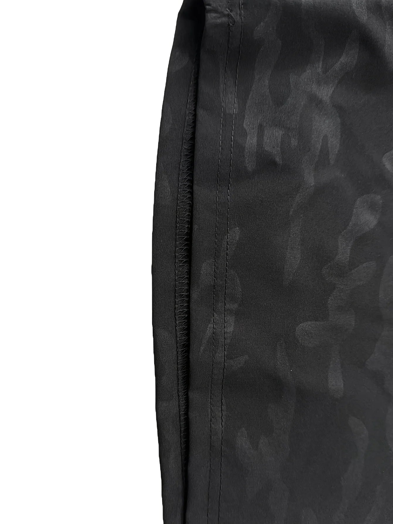 Men's Bull Print Sports Shorts 3-Piece Set showing fabric detail and design texture.