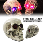 1Pcs Halloween Props Horror Skull Lamp Ornaments Luminous Skeleton Light Scary Decoration for Holloween Party  Day of the Dead