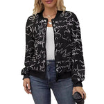 Loose Casual Thin Workwear Line Printed Jacket Top