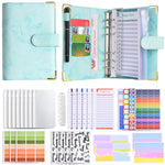 Creative Notebook Zipper Bag Macaron PU Leather Loose Spiral Notebook