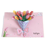 Mother's Day Pop-up Card With Colorful Butterflies